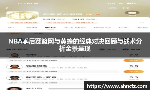 v66体育NBA季后赛篮网与黄蜂的经典对决回顾与战术分析全景呈现
